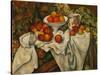 Apples and Oranges-Paul Cézanne-Stretched Canvas