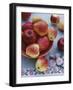 Apples and Pears in Fruit Bowl-Vladimir Shulevsky-Framed Photographic Print