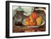 Apples and Pears-Paul Cézanne-Framed Art Print