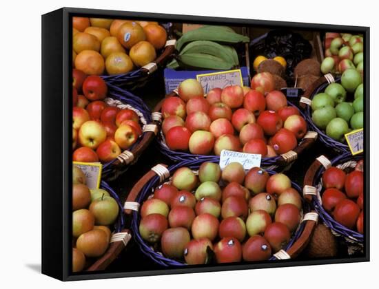 Apples For Sale, Nasch Market, Vienna, Austria-Marilyn Parver-Framed Stretched Canvas