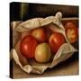 Apples in a Bag, 1925 (Oil on Cardboard)-Mark Gertler-Stretched Canvas