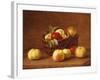 Apples in a Basket on a Table-Henri Fantin-Latour-Framed Giclee Print