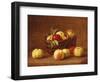 Apples in a Basket on a Table-Henri Fantin-Latour-Framed Giclee Print