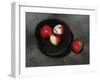 Apples in an Ebony Bowl, 2008-James Gillick-Framed Giclee Print