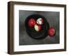 Apples in an Ebony Bowl, 2008-James Gillick-Framed Giclee Print