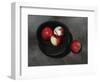 Apples in an Ebony Bowl, 2008-James Gillick-Framed Giclee Print