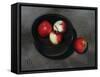 Apples in an Ebony Bowl, 2008-James Gillick-Framed Stretched Canvas