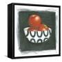 Apples in Bowl-Chariklia Zarris-Framed Stretched Canvas