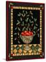 Apples in Dish-Robin Betterley-Stretched Canvas