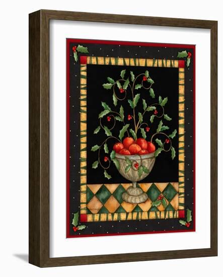 Apples in Dish-Robin Betterley-Framed Giclee Print