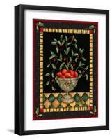 Apples in Dish-Robin Betterley-Framed Giclee Print
