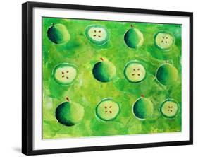 Apples in Halves, 2006-Julie Nicholls-Framed Giclee Print