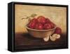 Apples in Wooden Bowl-unknown Sibley-Framed Stretched Canvas