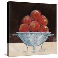 Apples on Brown-Avery Tillmon-Stretched Canvas