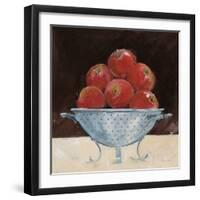 Apples on Brown-Avery Tillmon-Framed Art Print