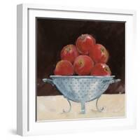 Apples on Brown-Avery Tillmon-Framed Art Print