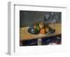 Apples, Pears and Grapes, C.1879-Paul Cézanne-Framed Giclee Print