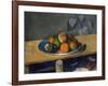 Apples, Pears and Grapes, C.1879-Paul Cézanne-Framed Giclee Print