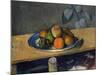 Apples, Pears and Grapes, C.1879-Paul Cézanne-Mounted Giclee Print