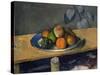 Apples, Pears and Grapes, C.1879-Paul Cézanne-Stretched Canvas