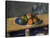 Apples, Pears and Grapes, C.1879-Paul Cézanne-Stretched Canvas