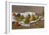 Apples, Pears and Grapes-Gustave Courbet-Framed Giclee Print