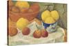 Apples with a Blue Dish, 1922 (Oil on Canvas)-Paul Serusier-Stretched Canvas