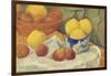 Apples with a Blue Dish, 1922 (Oil on Canvas)-Paul Serusier-Framed Giclee Print