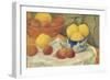 Apples with a Blue Dish, 1922 (Oil on Canvas)-Paul Serusier-Framed Giclee Print