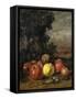 Apples-Gustave Courbet-Framed Stretched Canvas