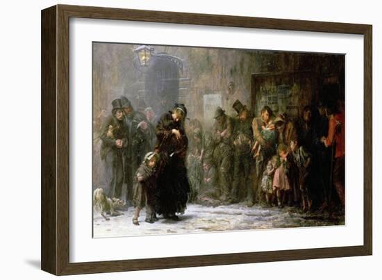 Applicants for Admission to a Casual Ward, 1874-Sir Samuel Luke Fildes-Framed Giclee Print