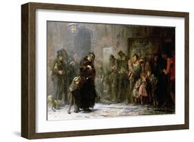 Applicants for Admission to a Casual Ward, 1874-Sir Samuel Luke Fildes-Framed Giclee Print