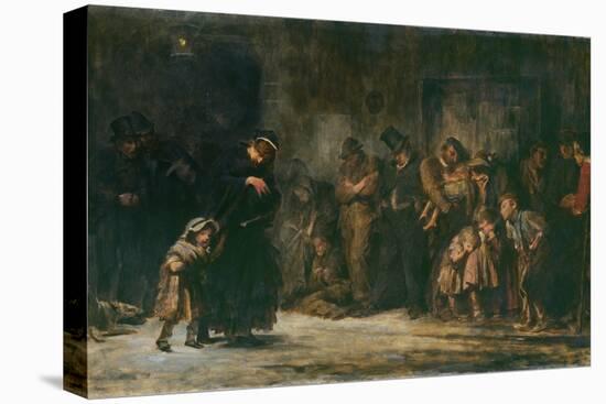 Applicants for Admission to a Casual Ward-Sir Luke Fildes-Stretched Canvas