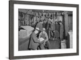 Applicants for Jobs on Tva's Norris Dam Were Conducted at Stiner's Store, Lead Mine Bend, Tn-null-Framed Photo