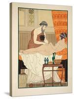 Application of White Egyptian Perfume to the Hip, Illustration from 'The Works of Hippocrates' 1934-Joseph Kuhn-Regnier-Stretched Canvas