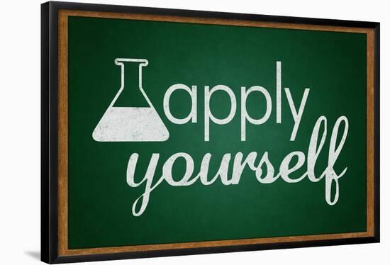 Apply Yourself-null-Framed Poster