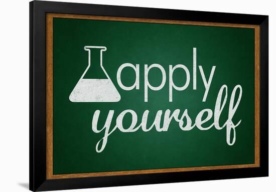 Apply Yourself-null-Framed Poster