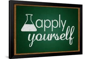 Apply Yourself-null-Framed Poster