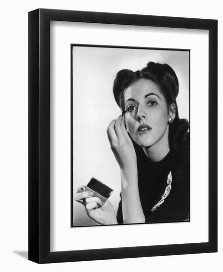 Applying Mascara 1940s-null-Framed Premium Photographic Print