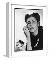 Applying Mascara 1940s-null-Framed Photographic Print