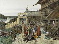 The Akhtyrka Estate, 1880-Appolinari Mikhaylovich Vasnetsov-Framed Stretched Canvas