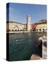 Apponale Tower, Piazza 3 Novembre, Riva Del Garda, Lago Di Garda (Lake Garda), Trentino-Alto Adige,-Sergio Pitamitz-Stretched Canvas