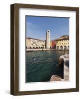 Apponale Tower, Piazza 3 Novembre, Riva Del Garda, Lago Di Garda (Lake Garda), Trentino-Alto Adige,-Sergio Pitamitz-Framed Photographic Print