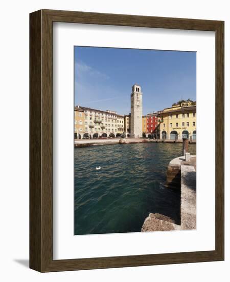 Apponale Tower, Piazza 3 Novembre, Riva Del Garda, Lago Di Garda (Lake Garda), Trentino-Alto Adige,-Sergio Pitamitz-Framed Photographic Print