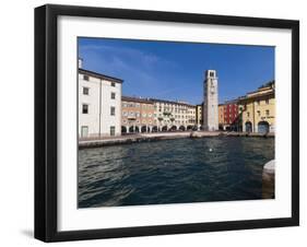 Apponale Tower, Piazza 3 Novembre, Riva Del Garda, Lago Di Garda (Lake Garda), Trentino-Alto Adige,-Sergio Pitamitz-Framed Photographic Print