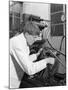 Apprentice at Work, Globe and Simpson Auto Electrical Workshop, Nottingham, Nottinghamshire, 1961-Michael Walters-Mounted Photographic Print