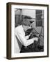 Apprentice at Work, Globe and Simpson Auto Electrical Workshop, Nottingham, Nottinghamshire, 1961-Michael Walters-Framed Photographic Print