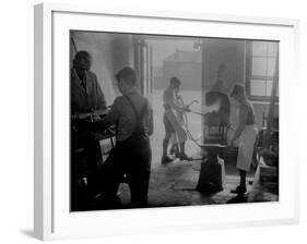 Apprentice Blacksmiths-null-Framed Photographic Print