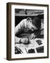 Apprentice Draughtsman-Heinz Zinram-Framed Photographic Print