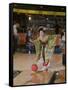 Apprentice Geisha Bowling-Larry Burrows-Framed Stretched Canvas